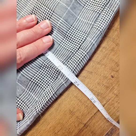 Shein houndstooth plaid drawstring pants - Picture 8 of 11